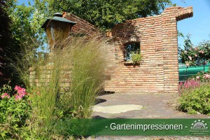 Deatilaufnahme Rosengarten der Pension Hohaus